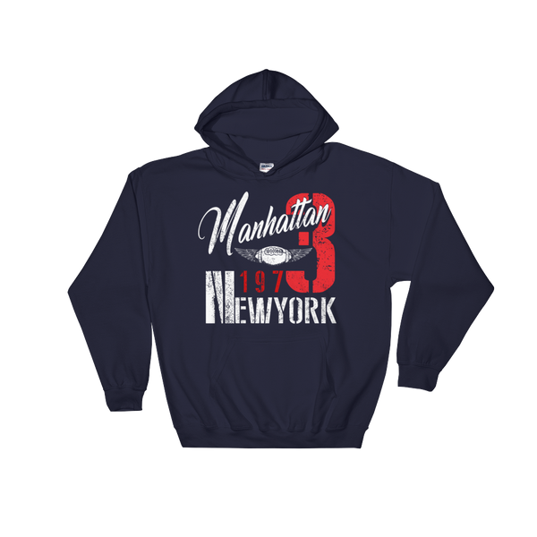 Manhattan 1973 New York Hooded Sweatshirt