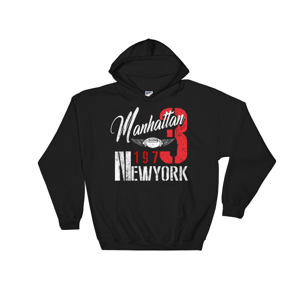 Manhattan 1973 New York Hooded Sweatshirt