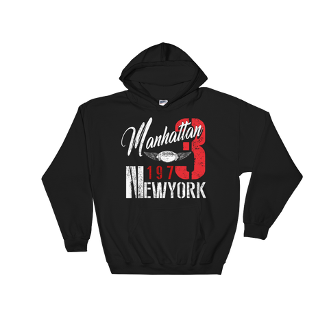 Manhattan 1973 New York Hooded Sweatshirt