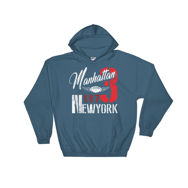 Manhattan 1973 New York Hooded Sweatshirt